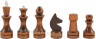 Фигуры деревянные шахматные "Обиходные" без утяжелителя